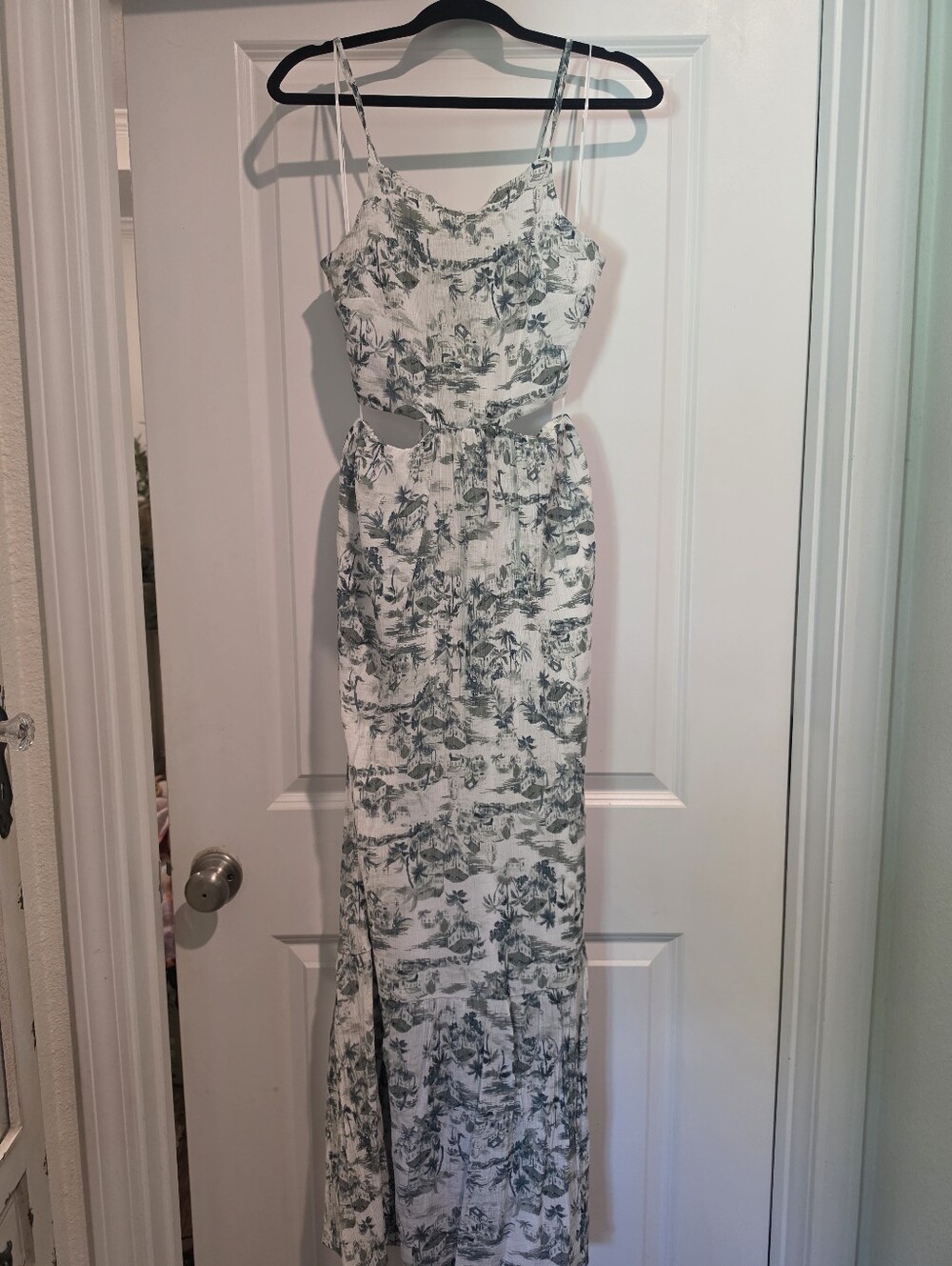 Abercrombie & Fitch Green Toile Dress - Picture 2 of 6